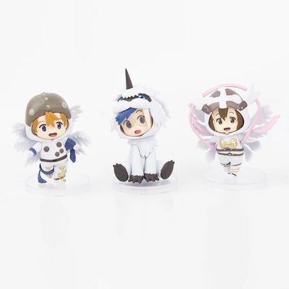 8pcs/set  Digital Monster Digimon Characters Taichi Matt Ishida Sora Cosplay Agumon Gabumon Action Figure Anime Figure Model Toy