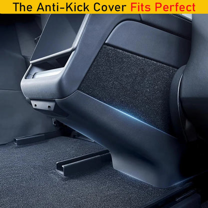 Rear Center Console Anti-Kick Pad for Tesla Model Y Juniper Model 3 2025 2026 Rear Exhaust Protector Scratch-Proof Accessories