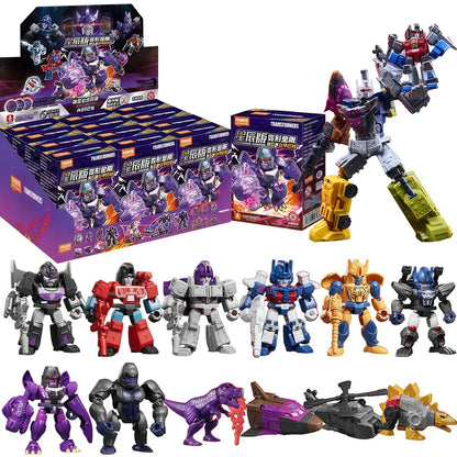 Blokees Transformation Optimus Shockwave Prime Megatron Starscream Bumblebee Anime Figure Robot Assembly Toys Blind Box Gifts