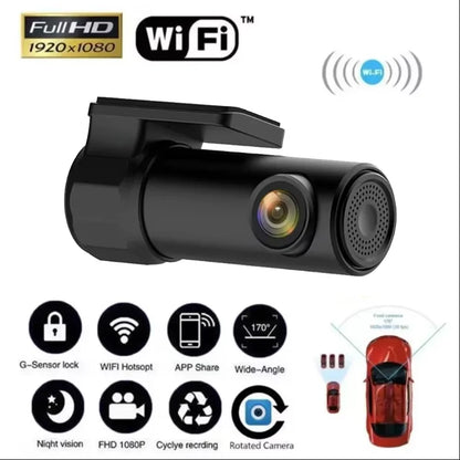 1080P Wifi USB MINI smart car connected to power DVR Dash camera night vision video recorder