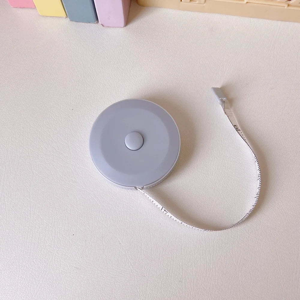 150 cm Cute Mini Soft Tape, Automatic Shrinking Tape Measure, Material Tape Measure, Plastic Tape Measure