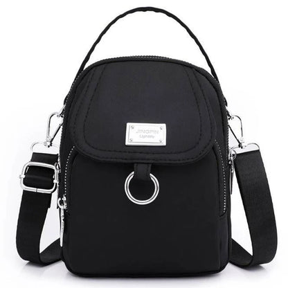 Oxford fabric crossbody bag, single shoulder strap, suitable for both men and women, versatile canvas small bag