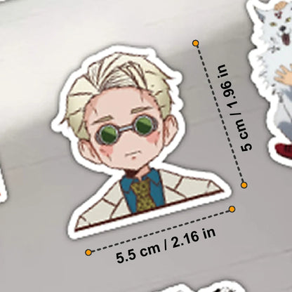 30/60/180pcs Cartoon Jujutsu Kaisen Stickers Cute Decals Toy Stationery Guitar Phone Bicycle Laptop Luggage Car Graffiti Kids