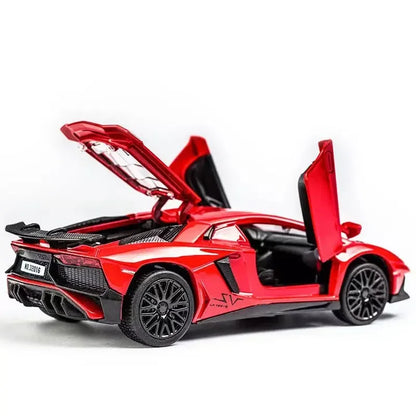 1:32 Lamborghinis SV LP750-4 Alloy Sports Car Model Diecast & Toy Metal Vehicle Simulation Car Model Collection Children's Gifts