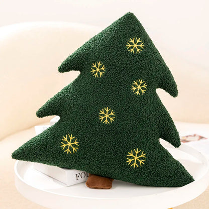 Adorable Ginger Bread Plush Toy Stuffed Caramel Chocolate Gingerbread Man Cushion Christmas Tree House Bow Ring Decor Xmas Deer