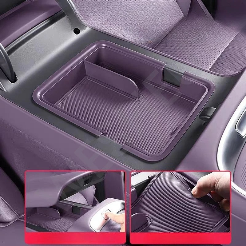 For LEAPMOTOR B10 2025 2026 Car Accessories ABS Armrest Storage Box Tray Automobile Center Console Organzier Interior