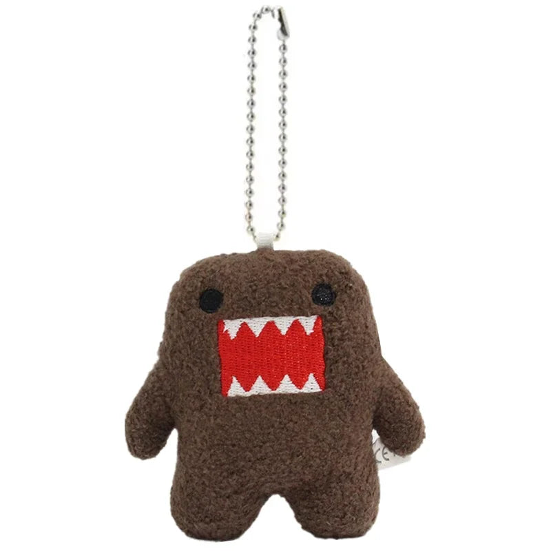 Kawaii Cute Domo Kun Plush Keychain Ball Chain Cartoon Anime Kawaii Cute Bag Keychains Small Xmas Gift