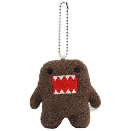 Kawaii Cute Domo Kun Plush Keychain Ball Chain Cartoon Anime Kawaii Cute Bag Keychains Small Xmas Gift