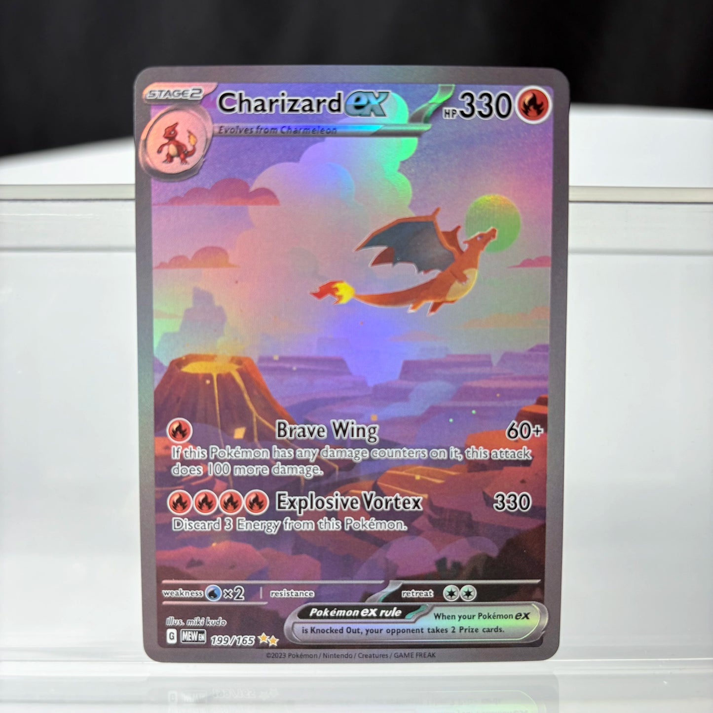 PKM Foil Cards Charizard Pikachu Alakazam Mewtwo Mew EX Sylveon Raichu 1996 1st Edition Game Collection PTCG Proxy Cards