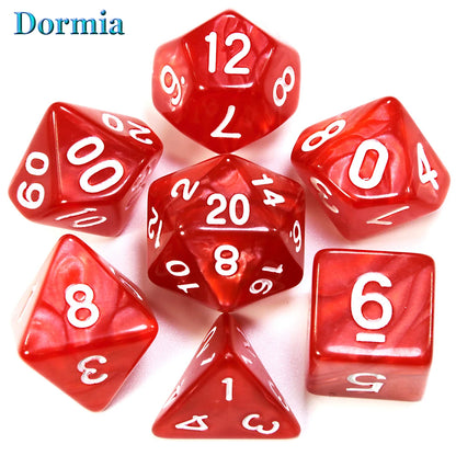 Custom Dice DND Marble Dice Various Colours Available And Beautiful Marble Effect Pearl Veins Effect For Party Roll Playing Game
