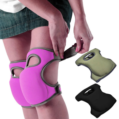 1Pair Knee Pads Non-Slip Thick Extra Foam Cushion for Scrubbing Floors,Gardening,With Soft Inner Liner, Strong Adjustable Straps