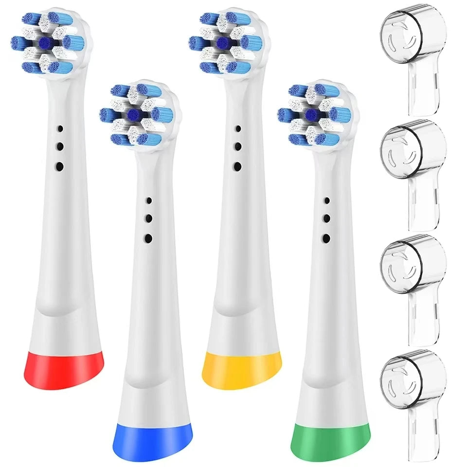 4/8pcs Replacement Brush Heads Compatible with Oral-B iO 3/4/5/6/7/8/9/10 Series Electric Toothbrush