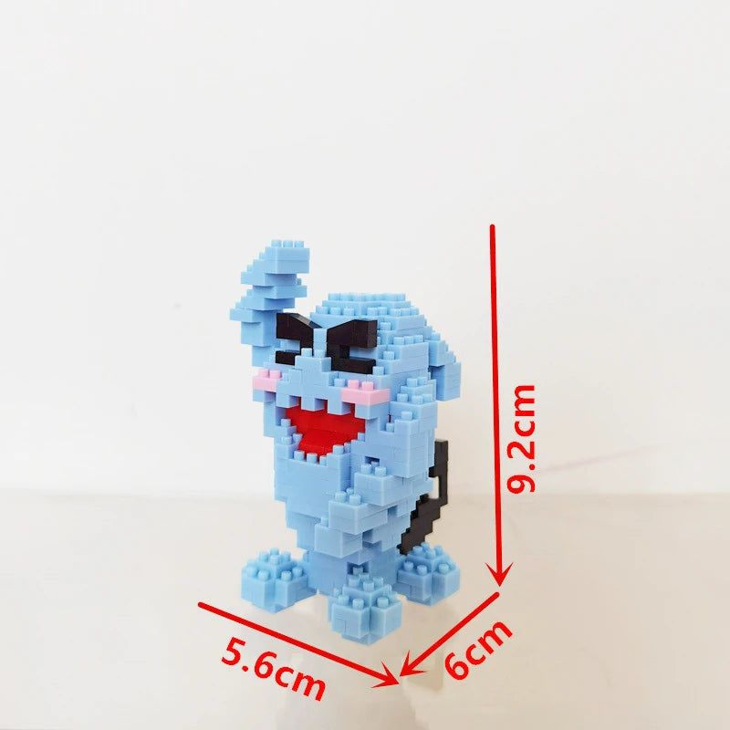 75 Style Building Blocks Assembly Anime Picachu Charizard Doll Blastoise Bulbasaur Gengar Bricks Figures Toy for Kid Gift