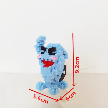 75 Style Building Blocks Assembly Anime Picachu Charizard Doll Blastoise Bulbasaur Gengar Bricks Figures Toy for Kid Gift