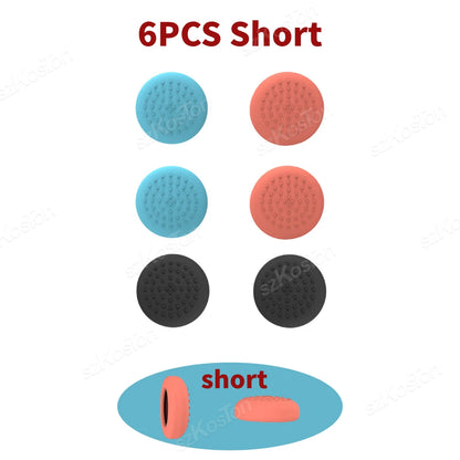 4/6 PCS No-Slip Silicone Thumb Grips Caps for Switch 2 Joy-Con Controller Joystick Cover for NS Switch2 Gaming Accessories