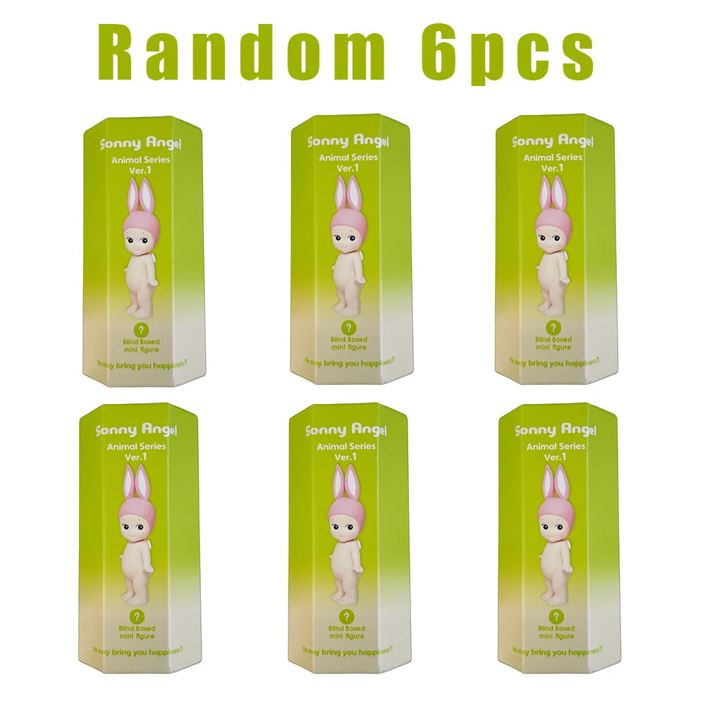 Sonny Angel Blind Box Toys Animal Series Ver.1 Anime Mini Action Figure Cute Doll Ornaments Collection Birthday Christmas Gifts