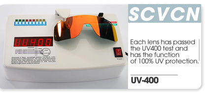 SCVCN Men bicycle Cycling Sunglasses Woman MTB road bike Driving Goggles Outdoor Sports running Glasses UV400 Hiking Eyewear
