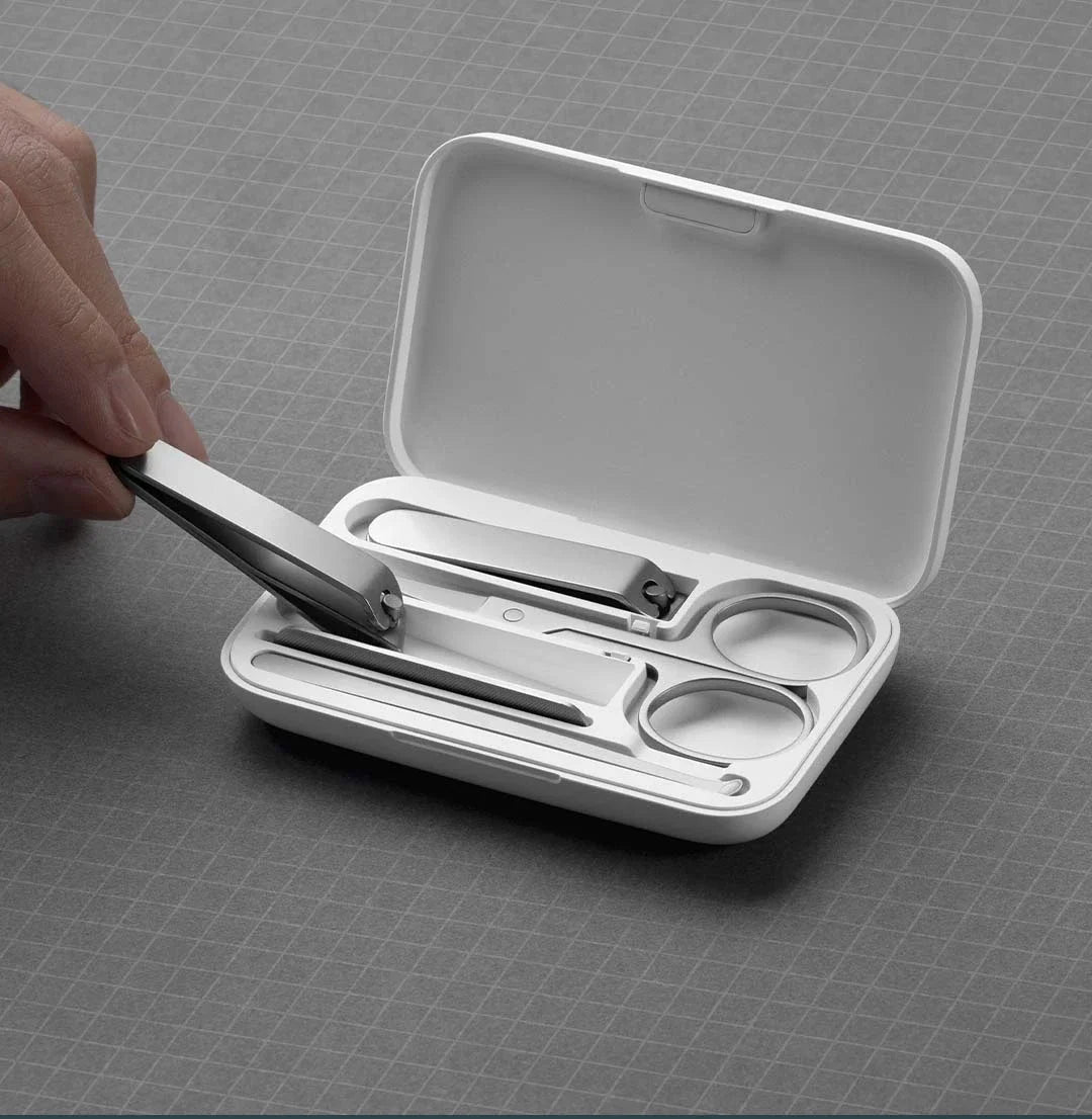 Mijia Nail Clippers Tool Set 5-Piece Set Pedicure Care Clipper Earpick Nail File Professional Beauty Tools Nail Cutter Trimmer