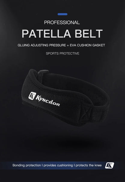 1PC Patella Kneecap Band Adjustable Silica Gel Knee Tendon Strap Protector Knee Pad Running Sports Cycling Gym Knee Support