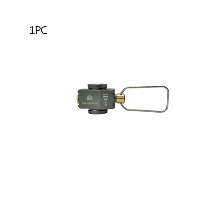 Camping Gas Tank Intercharge Conversion Valve Butane Adapter Gas Saver Plus Gas Convertor Shifter Refill Flat Tank Adapter
