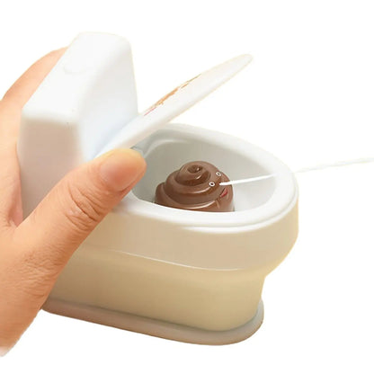 1PC-Novel Interesting Poop Spray Prank Toy Joke Cary Toys Mini Sprinkler Toilet Spray Gun Simulation Toilet Toy