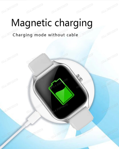 Smart Watch Men 2.01 Inch AMOLED Screen Waterproof Multiple Sport Mode Fitness HD Bluetooth Calls Smartwatch Men Women Bracelet