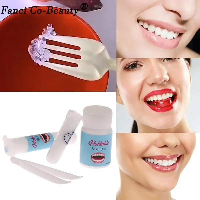 Resin 10g/15g/20g Teeth And Gaps FalseTeeth Solid Glue Temporary Tooth Repair Kit Denture Adhesive Teeth Whitening Tooth Beauty
