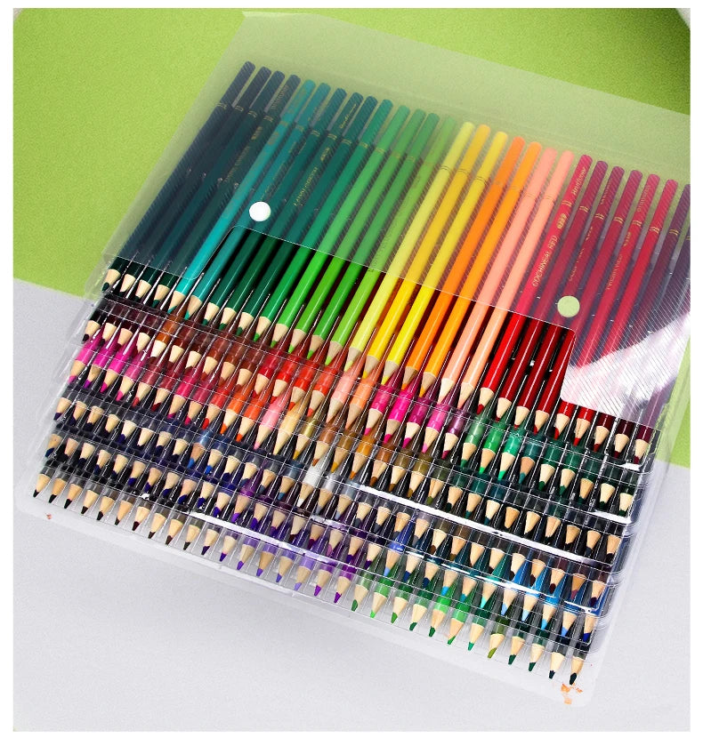 Brutfuner 48/72/120/150/160/180Colors Pencils Professional Oil Wood Soft Watercolor Pencil For School Draw Sketch Art Supplies