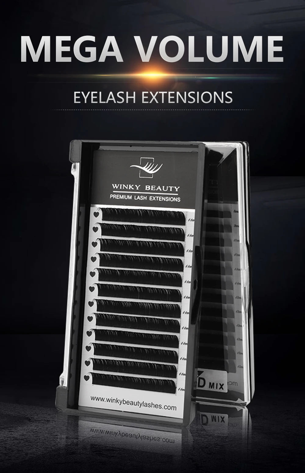 1 pc 0.03-0.20mm C/CC/D/DD Curl Eyelash Extension Thin and Soft Material Volume Lash Individual Eyelashes Premium Fake Lashes