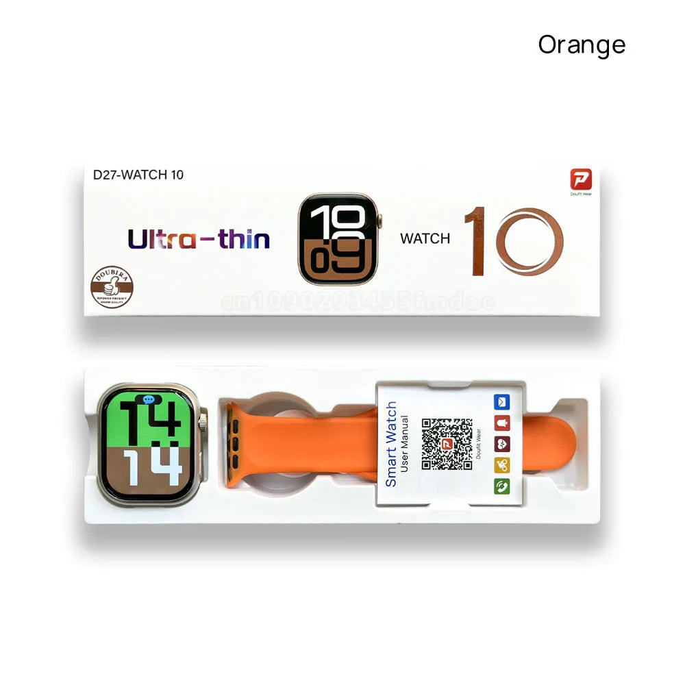 New Watch10 Series GPS Smart Watch Men Always On Display Heart Rate Body Temperature BT Call Women Waterproof Series Smartwatchs