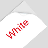 Red on White