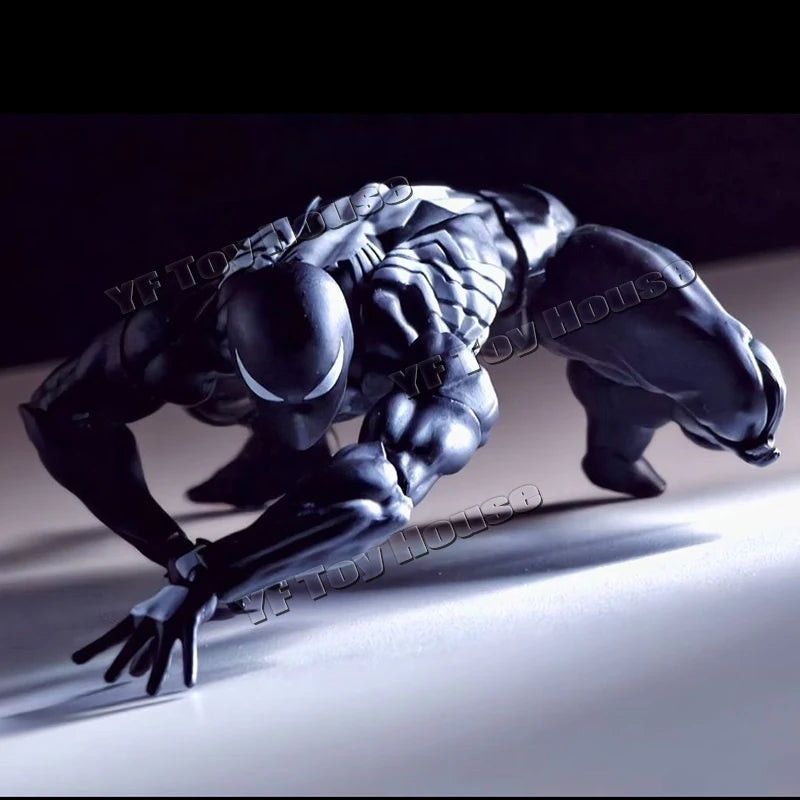 Mess Toys Genuine Facftory Figure Black Suit Neighbor Symbiote Scarlet Spider Kaine Parker Black Red Spider Action Figure Toys