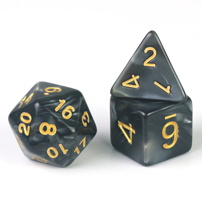 Custom Dice DND Marble Dice Various Colours Available And Beautiful Marble Effect Pearl Veins Effect For Party Roll Playing Game