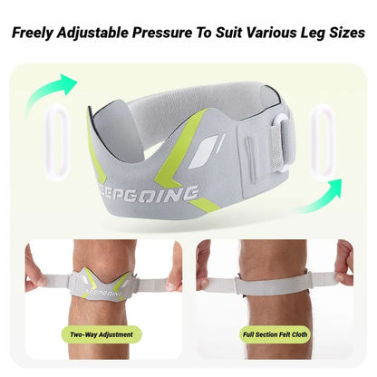 1PCS Basketball Strap Patella Band Protection Kneecap Knee Tendon Support Strape Brace Adjustable Absorption Compression Pad