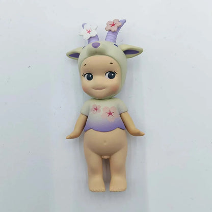 Sonny Angel' Purple Cherry Blossom Series Nigbt Minifigure Version Blind Box Decoration Cute Mystery Surprise Giff