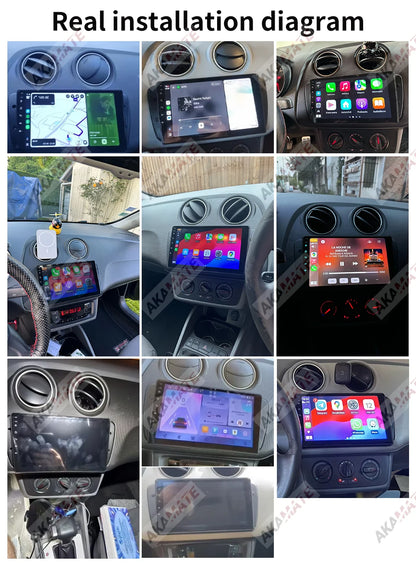 Android Car Radio for Seat Ibiza MK4 6J 2008-2015 Multimedia Player CarPlay Android Auto GPS Bluetooth WIFI Car Head Unit 9inch
