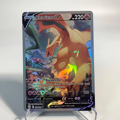 Charizard Pokemon Cards Shining Charizard Holographic Charizard Ex GX VMX Hobbies Rare Collection Battle Cards Toys Gifts