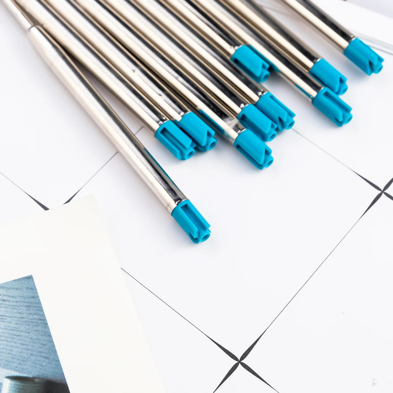 98mm1.0mm Ballpoint Pen Refills For Parker Pens Medium Point Blue Red Black Ink Rods For Writing Office Stationery