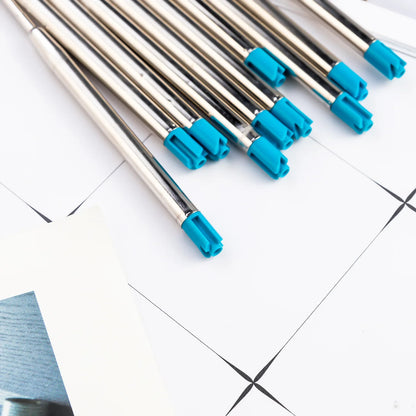 98mm1.0mm Ballpoint Pen Refills For Parker Pens Medium Point Blue Red Black Ink Rods For Writing Office Stationery