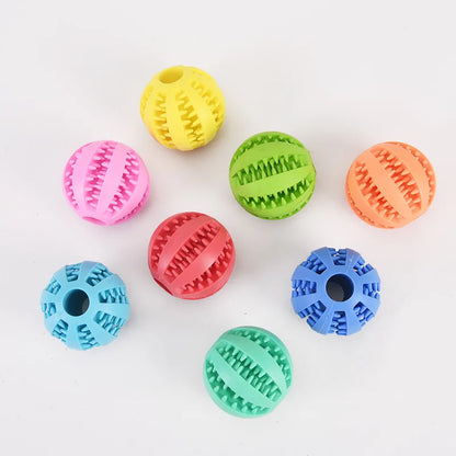 1 Set Pet Dog Toy Self-Entertainment Boredom Relief Molar Teeth Leak Food Ball Bite-Resistant Puppy Hide Watermelon Outdoor Fun