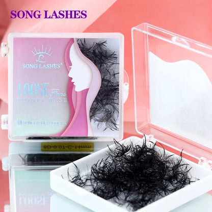 SONG LASHES 3D to 16D Fans Sharp Slim Narrow Stem Premade Volume Fans Loose Thin Pointy Base Russia Volume Eyelashes Extensions