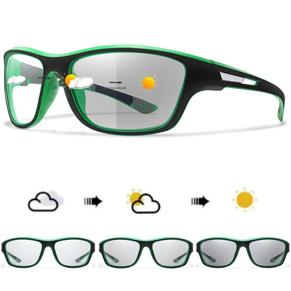 Photochromic Motorcycle Sunglasses Men Women Outdoor Cycling Driving Hiking Eyewear Fishing UV400 Protection Goggles