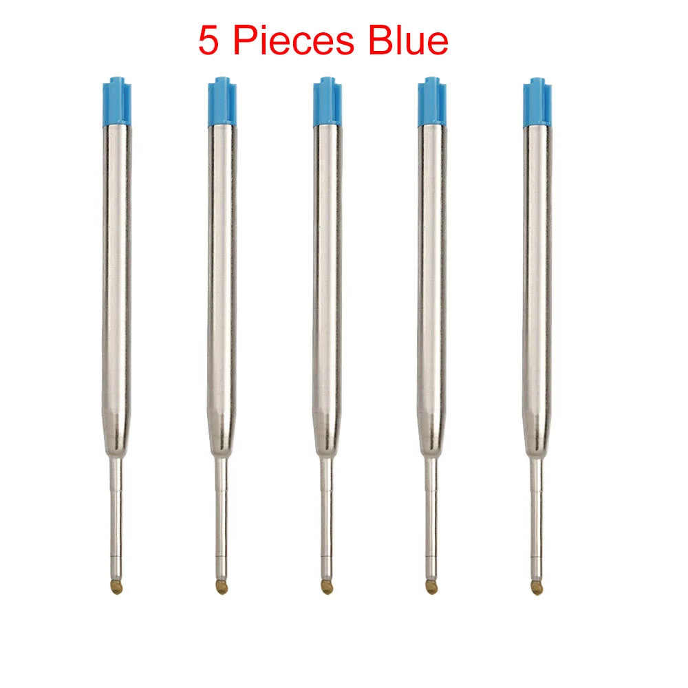 98mm1.0mm Ballpoint Pen Refills For Parker Pens Medium Point Blue Red Black Ink Rods For Writing Office Stationery