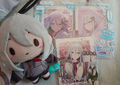 10cm Pjsk Plush Keychain Project Sekai Kamishiro Rui Stuffed Plushie Pendant  Yoisaki Kanade Kawaii Backpacks Ornaments Toy Gift