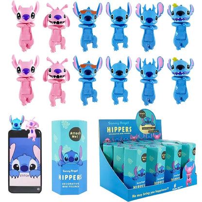 New STITCH Surprise Angel Blind Box Party Angel Mysterious Blind Box Cute Anime Figures Christmas Gifts Model Doll Kids Toys