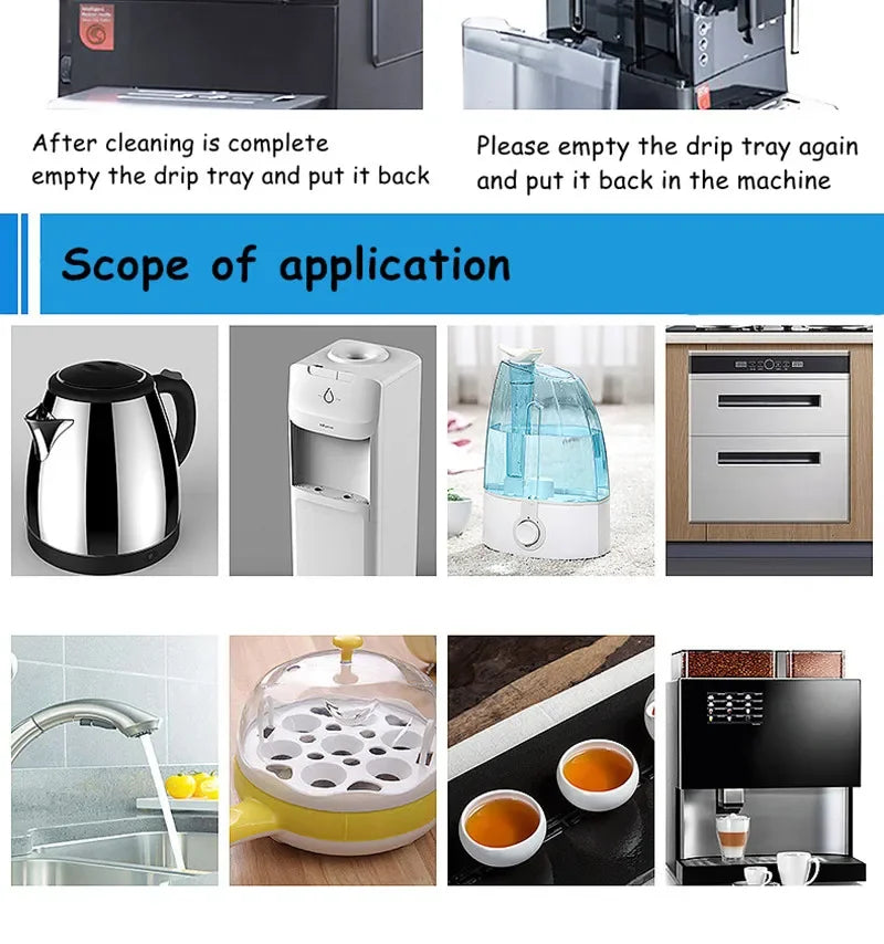 Espresso Coffee Machine Cleaning Tablet Effervescent Tablet Descaling Agent Kitchen Accessories Household Cleaning Product