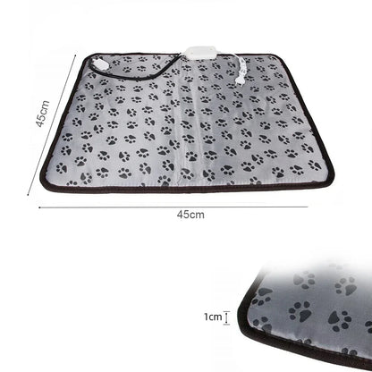 Winter Dog Bed Pet Dog Cat Heating Pad Indoor Warming Mat 45*45cm Waterproof Warmer Pet Mat Bed for Dogs Cats