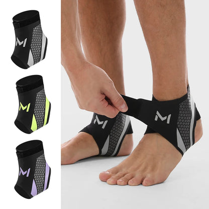 1pc Cooper Ankle Support Compression Foot Sleeves for Men and Women Bracer Ankle Protector Daily Sport Gym Workout Weightlifting