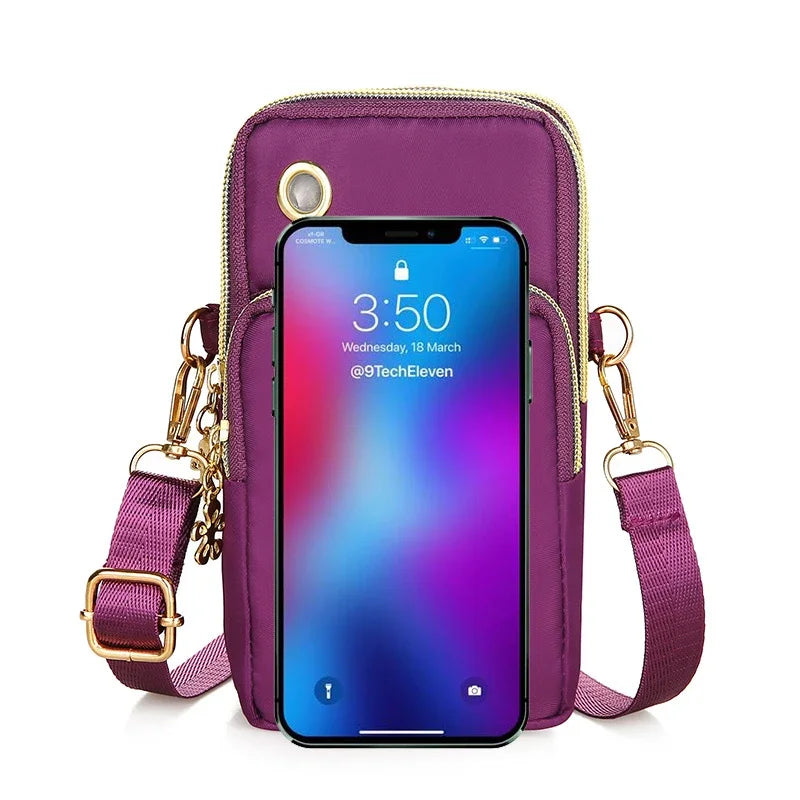 2025 New Women's Slant Mini Bag, Mobile Phone Bag, Fashion Mom Money Bag