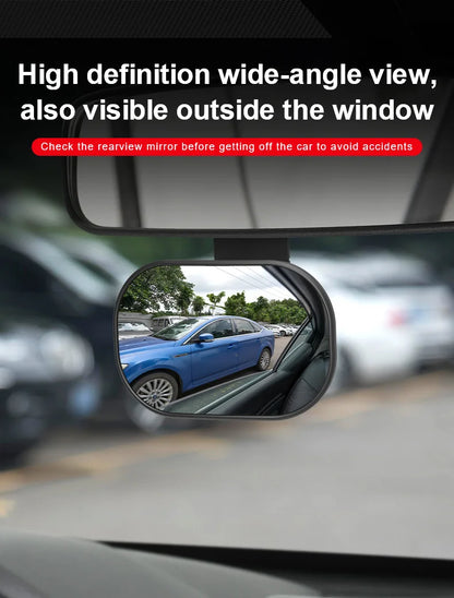 New Car Rearview Mirror Wide View Safety Mirror For Windshield Infant Car Seats Clear Reflection 360-Degree Rotatable Adjustable